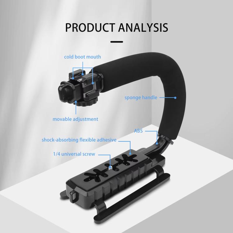 CQT U-shape Handheld Stabilizer Kit For Cinematic Shots, Wedding Videography & Daily Vlogging, For DJI Flip, For DJI Mavic 3 / Mavic 3 Pro, For DJI Air 2 / Air 2S, For DJI Air 3 / Air 3S CQT U-shape Handheld Stabilizer Kit For Cinematic Shots, Wedding Videography & Daily Vlogging, For DJI Flip, For DJI Mavic 3 / Mavic 3 Pro, For DJI Air 2 / Air 2S, For DJI Air 3 / Air 3S